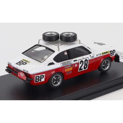 TROFEU OPEL KADETT GT/E (night version) N 28 RALLY MONTECARLO 1977 HENRI GREDER - CELIGNY - RED WHITE 1/43