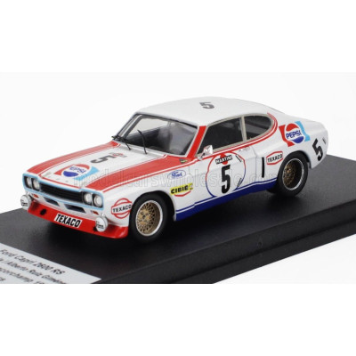 TROFEU FORD ENGLAND CAPRI 2600 RS COUPE N 5 24h SPA FRANCORCHAMPS 1973 JAIME MESIA - ALBERTO RUIZ GIMENEZ - WHITE RED 1/43