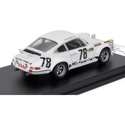 TROFEU PORSCHE 911 CARRERA RS COUPE N 78 24h LE MANS 1973 HERVE BAYARD - RENE LIGONNET - WHITE 1/43