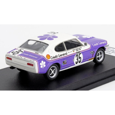 TROFEU FORD ENGLAND CAPRI 3000 GLX N 35 24h SPA 1973 FRANCOIS GOLDSTEIN - CLAUDE DE WAEL - PURPLE WHITE 1/43