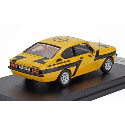 TROFEU OPEL KADETT GTE N 0 TEST CAR RALLY MONTECARLO 1975 WALTER ROHRL - JOCHEN BERGER - YELLOW BLACK 1/43
