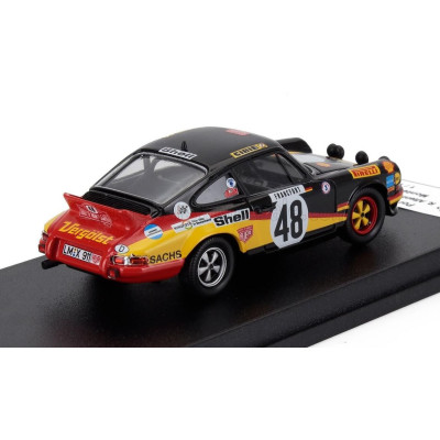 TROFEU PORSCHE 911 CARRERA RS COUPE (night version) N 48 RALLY MONTECARLO 1976 REINER ALTENHEIMER - GERD BLANKENHAGEN - BLACK YE