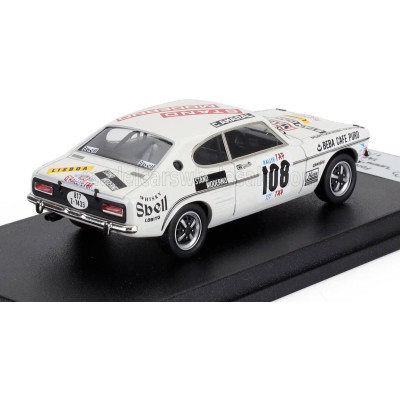 TROFEU FORD ENGLAND 2600 RS (night version) N 108 RALLY TAP 1972 LARAMA - CARLOS AMARAL DA SILVA - WHITE 1/43
