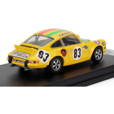 TROFEU PORSCHE 911 CARRERA RS COUPE TEAM JEAN YVES GADAL N 83 24h LE MANS 1975 ANDRE GAHINET (SEGOLEN) - JEAN YVES GADAL - YELLO