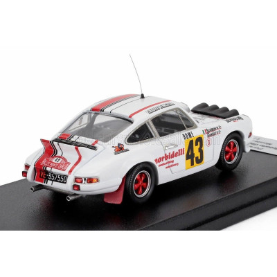 TROFEU PORSCHE 911 CARRERA RS COUPE (night version) N 43 RALLY MONTECARLO 1978 ROBERTO GIANELLO - MASSIMO SGHEDONI - WHITE 1/43
