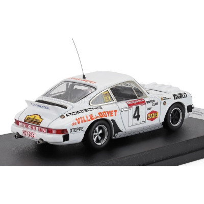 TROFEU PORSCHE 911 SC COUPE (night version) N 4 RALLY CONDROZ 1983 THIERRY BOUTSEN - WILLY LUX - WHITE 1/43