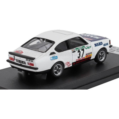 TROFEU OPEL KADETT GT/E (night version) N 37 RALLY PORTUGAL 1983 ANTONIO BORGES - ALFREDO LAVRADOR - WHITE BLACK 1/43