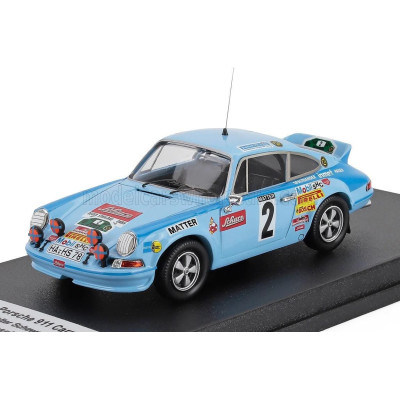 TROFEU PORSCHE 911 CARRERA RS COUPE (night version) N 2 WINNER RALLY HUNSRUCK 1976 HEINZ WALTER SCHEWE - WOLFANG DRUBA - LIGHT B