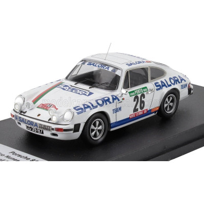 TROFEU PORSCHE 911S COUPE N 26 RALLY PORTUGAL 1981 AMERICO NUNES - JOAO CARDOSO - WHITE 1/43