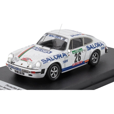 TROFEU PORSCHE 911S COUPE N 26 RALLY PORTUGAL 1981 AMERICO NUNES - JOAO CARDOSO - WHITE 1/43