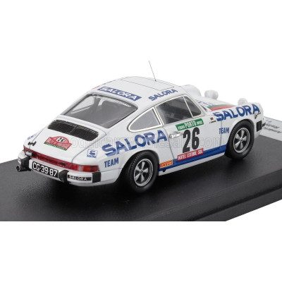 TROFEU PORSCHE 911S COUPE N 26 RALLY PORTUGAL 1981 AMERICO NUNES - JOAO CARDOSO - WHITE 1/43