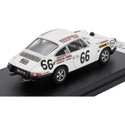 TROFEU PORSCHE 911S COUPE N 66 24h LE MANS 1970 CLAUDE SWIETLIK - JEAN CLAUDE LAGNIEZ - WHITE 1/43