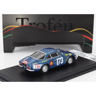 TROFEU RENAULT ALPINE A110 (night version) N 173 RALLY TAP 1968 GEORGES HOUEL - JEAN GOSSELIN - BLUE 1/43