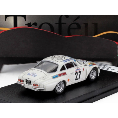 TROFEU RENAULT ALPINE A110 (night version) N 27 RALLY NEIGE ET GLACE 1976 ANDRE VERCHERE - MICHEL GRASSET - WHITE 1/43