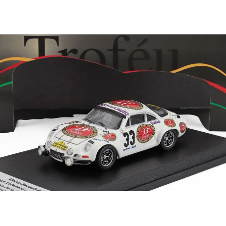 TROFEU RENAULT ALPINE A110 1600 (night version) N 33 RALLY TOUR AUTO DE LA REUNION 1981 MAURICE LALLEMAND - JEAN CLAUDE PRADINES