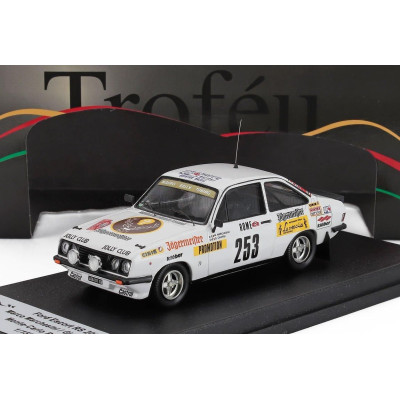 TROFEU FORD ENGLAND ESCORT RS 2000 (night version) N 253 RALLY MONTECARLO 1980 MARCO MARCHESINI - GIANNI CAORSI - WHITE 1/43