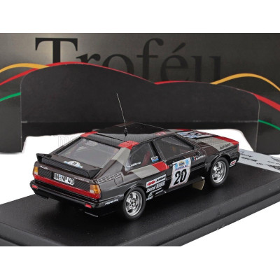 TROFEU AUDI QUATTRO (night version) N 20 RALLY ACROPOLIS 1981 MICHELE MOUTON - FABRIZIA PONS - BROWN 1/43