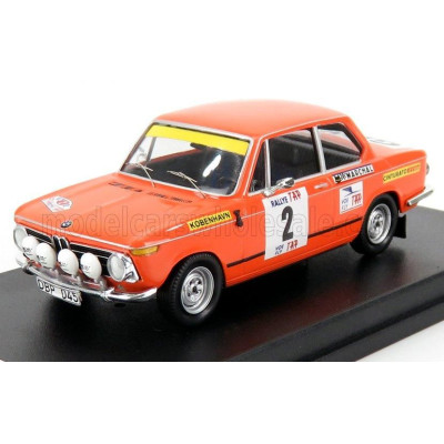 TROFEU BMW 2002ti (night version) N 2 RALLY TAP 1972 L.ASTERHAG - C.BILSTAM - ORANGE 1/43