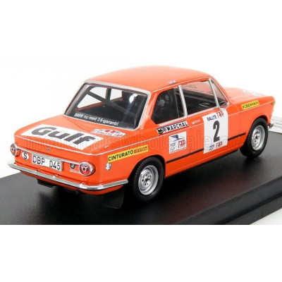 TROFEU BMW 2002ti (night version) N 2 RALLY TAP 1972 L.ASTERHAG - C.BILSTAM - ORANGE 1/43
