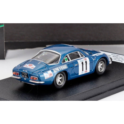 TROFEU RENAULT ALPINE A110 (night version)  N 11 RALLY TAP 1972 PETER SMITH - PAUL RUSSELL - BLUE 1/43