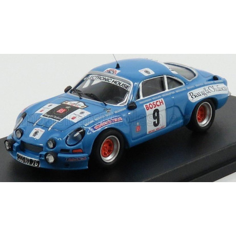 TROFEU RENAULT ALPINE A110 N 9 RALLY YPRES 1975 M.NUSBAUMER - JIMMY - BLUE 1/43