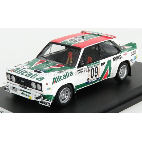 TROFEU FIAT 131 ABARTH ALITALIA N 09 RALLY BANDAMA 1978 J.VINATIER - J.F.JACOB - WHITE RED GREEN 1/43