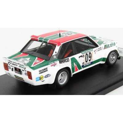 TROFEU FIAT 131 ABARTH ALITALIA N 09 RALLY BANDAMA 1978 J.VINATIER - J.F.JACOB - WHITE RED GREEN 1/43