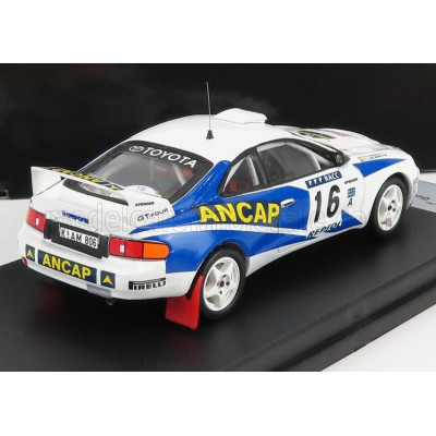 TROFEU TOYOTA CELICA GT-FOUR N 16 RALLY CATALUNYA 1995 G.TRELLES - J.DEL BUONO - WHITE BLUE 1/43