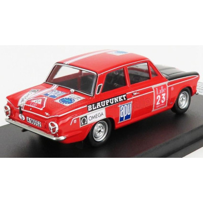 TROFEU FORD ENGLAND LOTUS CORTINA N 23 RALLY 1000 LAKES 1965 B.SODERSTROM - B.OHLSSON - RED BLACK 1/43