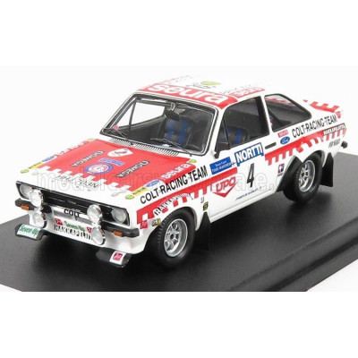 TROFEU FORD ENGLAND ESCORT MKII RS 1800 (night version) N 4 3rd RALLY 1000 LAKES 1975 TIMO MAKINEN - HENRY LIDDON - WHITE RED 1/