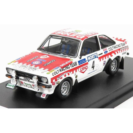 TROFEU FORD ENGLAND ESCORT MKII RS 1800 (night version) N 4 3rd RALLY 1000 LAKES 1975 TIMO MAKINEN - HENRY LIDDON - WHITE RED 1/