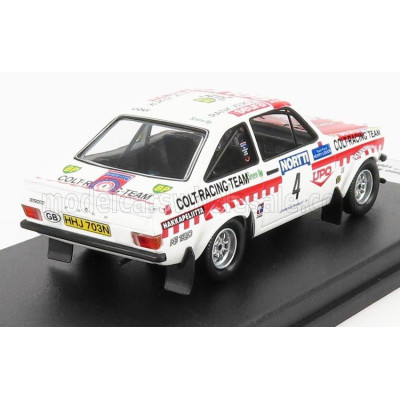 TROFEU FORD ENGLAND ESCORT MKII RS 1800 (night version) N 4 3rd RALLY 1000 LAKES 1975 TIMO MAKINEN - HENRY LIDDON - WHITE RED 1/