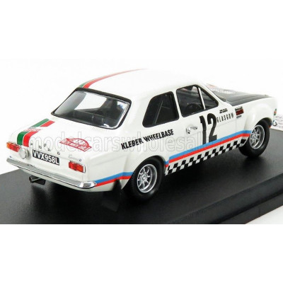 TROFEU FORD ENGLAND ESCORT 1600 RS MKI (night version) N 12 RALLY MONTECARLO 1973 C.SCLATER - J.DAVENPORT - WHITE BLACK 1/43