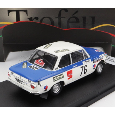 TROFEU BMW 2002 Ti (night version) N 76 RALLY MONTECARLO 1973 A.KRIDEL - J.BRANDENBURGER - BLUE WHITE 1/43