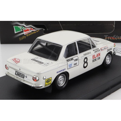 TROFEU BMW 2002 Ti (night version) N 8 RALLY MONTECARLO 1971 W.POLTINGER - H.HARTINGER - WHITE 1/43