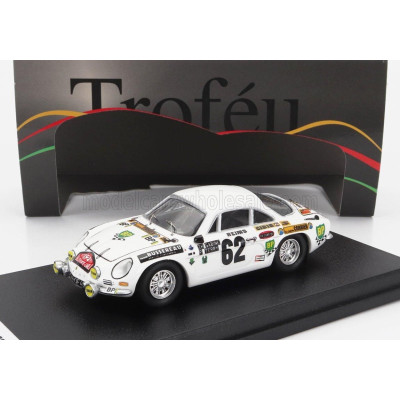 TROFEU RENAULT A110 ALPINE N 62 RALLY MONTECARLO 1973 THIERRY SABINE - PIERRE TERRY - WHITE 1/43