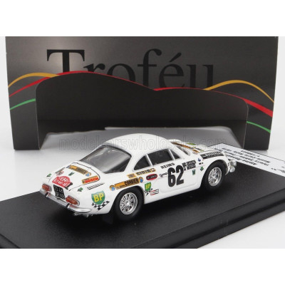 TROFEU RENAULT A110 ALPINE N 62 RALLY MONTECARLO 1973 THIERRY SABINE - PIERRE TERRY - WHITE 1/43