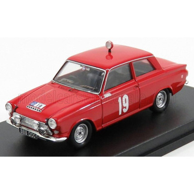 TROFEU FORD ENGLAND CORTINA GT N 19 RALLY RAC 1964 H.TAYLOR - B.MELIA - RED 1/43