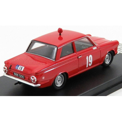 TROFEU FORD ENGLAND CORTINA GT N 19 RALLY RAC 1964 H.TAYLOR - B.MELIA - RED 1/43