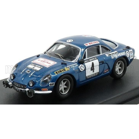 TROFEU RENAULT ALPINE A110 N 4 RALLY RAC 1971 O.ANDERSSON - G.PHILLIPS - BLUE MET 1/43