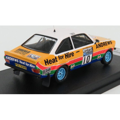 TROFEU FORD ENGLAND ESCORT MKII (night version) N 10 2nd RALLY RAC LOMBARD 1979 R.BROOKES - P.WHITE - YELLOW WHITE BLUE 1/43