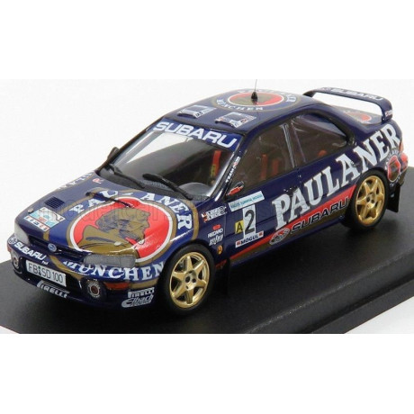 TROFEU SUBARU IMPREZA PAULANER N 2 WINNER RALLY SUMAVA 1997 A.KREMER - S.BEHLING - BLUE 1/43