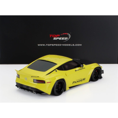 TRUESCALE NISSAN FAIRLADY Z (RZ34) PANDEM COUPE 2022 - YELLOW BLACK 1/18