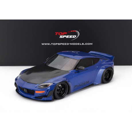 TRUESCALE NISSAN FAIRLADY Z (RZ34) PANDEM COUPE 2023 - BLUE 1/18