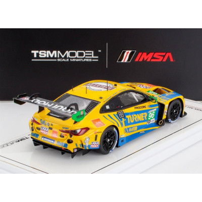 TRUESCALE BMW 4-SERIES M4 GT3 3.0L TWIN TURBO TEAM TURNER MOTORSPORT N 96 IMSA 24h DAYTONA 2024 MICHAEL DINAN - ROBBY FOLEY - PA