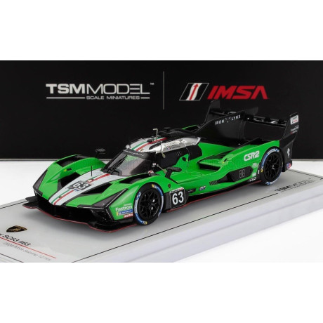 TRUESCALE LAMBORGHINI SC63 3.8L V8 TURBO TEAM LAMBORGHINI IRON LYNX N 63 12h SEBRING 2024 MATTEO CAIROLI - ANDREA CALDARELLI - R