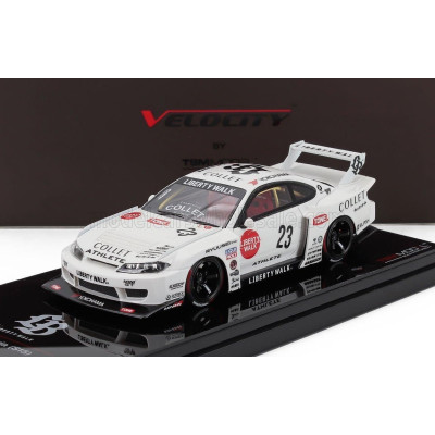 TRUESCALE NISSAN SILVIA (S15) COUPE N 23 LB SUPER SILHOUETTE ATHLETE 2024 - WHITE 1/43