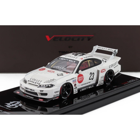 TRUESCALE NISSAN SILVIA (S15) COUPE N 23 LB SUPER SILHOUETTE ATHLETE 2024 - WHITE 1/43