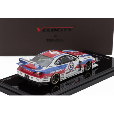 TRUESCALE NISSAN SILVIA (S15) LB SUPER SILHOUETTE N 12 LBWK 2025 - WHITE RED BLUE 1/43