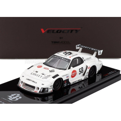 TRUESCALE MAZDA RX-7 (FD3S) N 58 LB SUPER SILHOUETTE COLLET ATHLETE 2024 - WHITE 1/43